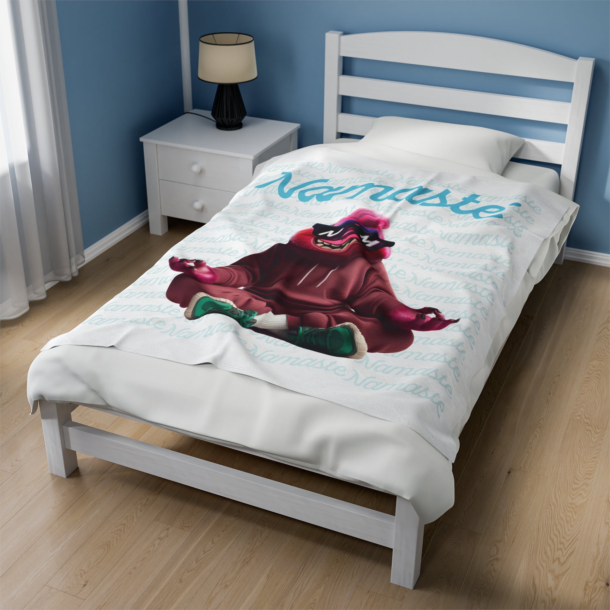Image of Manta de felpa de terciopelo: suave y acogedora para el hogar o para regalar